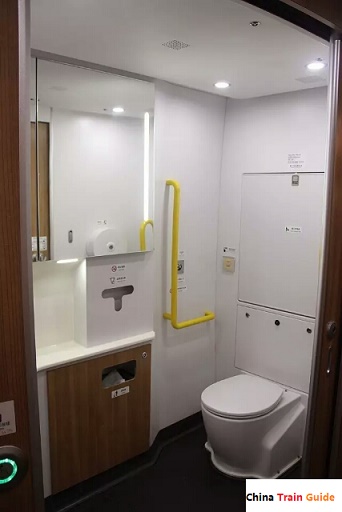 Toilet Room on China Fuxing Train