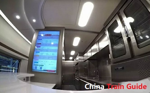 Dining Car on China Fuxing Train