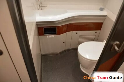 Toilet Room on China Fuxing Train